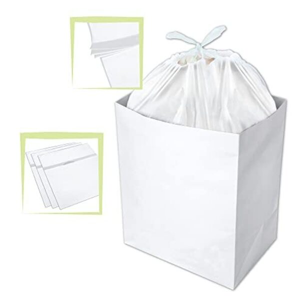 13 Gallon Clean Cubes, 3 Pack (White Pattern - Multi-liner)